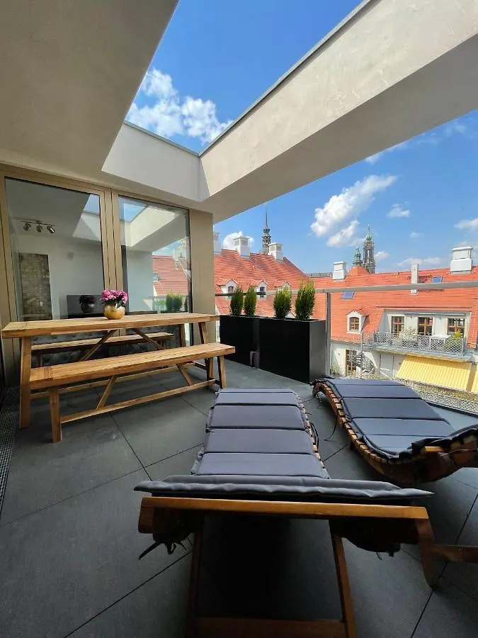 Modernes Apartment An Der Frauenkirche II Dresden 0*,