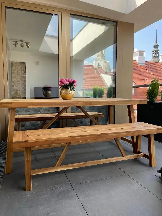 Modernes Apartment An Der Frauenkirche II Dresden 0*,